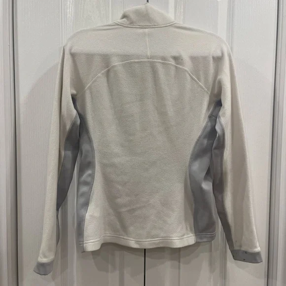 The North Face Women’s Fleece Zip Jacket | Full Zip | Light Gray | Size M - Picture 2 of 6